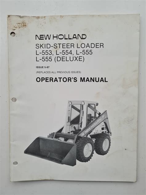 New Holland Skid Steer Loader L553 Parts 